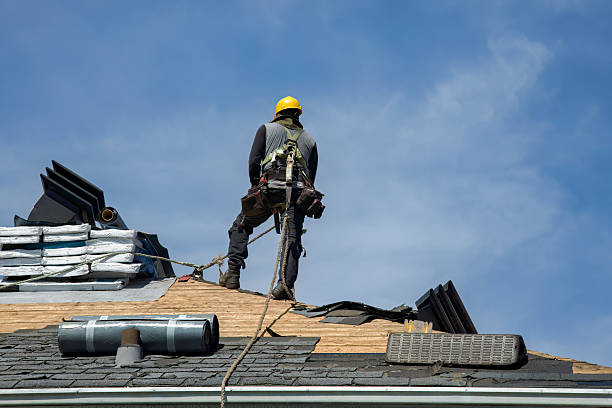 Professional Roofing technician working in Brattleboro, VT